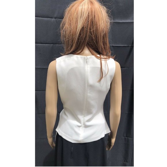 Chelsea & Walker White Draped Top Size 0 US XS - Picture 4 of 7